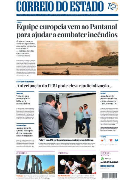 Correio do Estado - Edição de 20 de Agosto de 2024