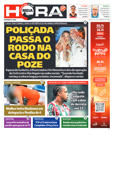 MEIA HORA - Edição de 02 de Novembro de 2024