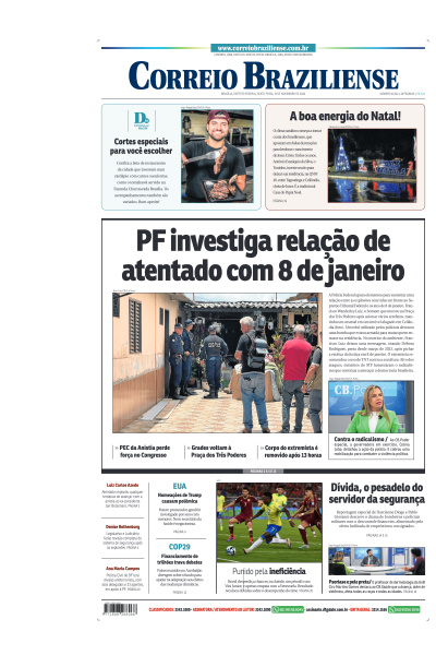 Correio Braziliense - Edição de 15 de Novembro de 2024