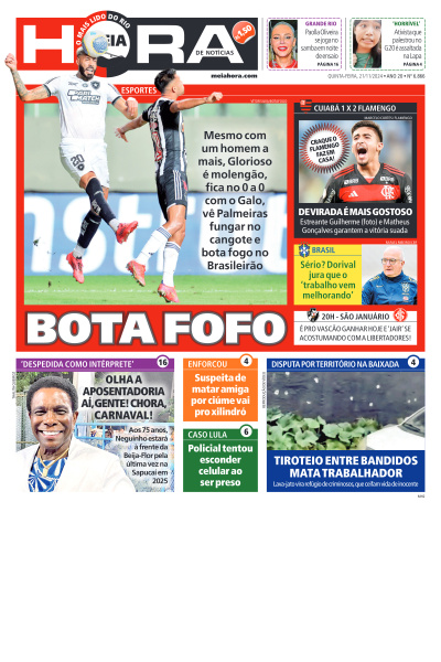 MEIA HORA - Edição de 21 de Novembro de 2024