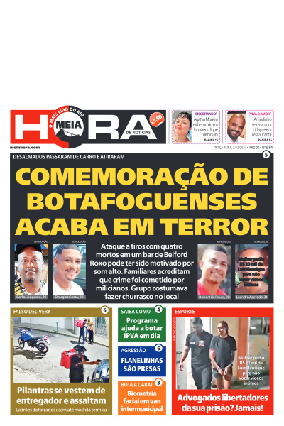 MEIA HORA - Edição de 03 de Dezembro de 2024