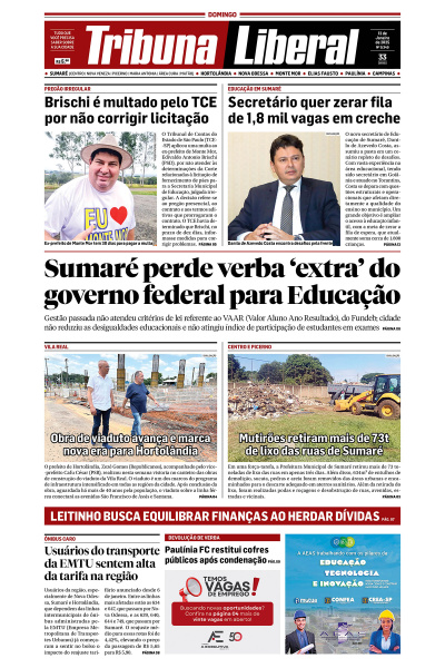 Tribuna Liberal - Edição de 12 de Janeiro de 2025