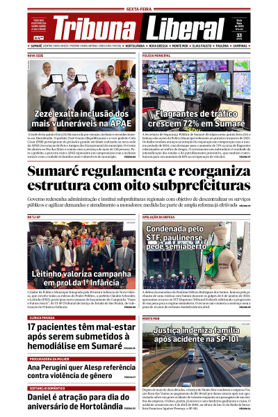 Tribuna Liberal - Edição de 16 de Maio de 2025.