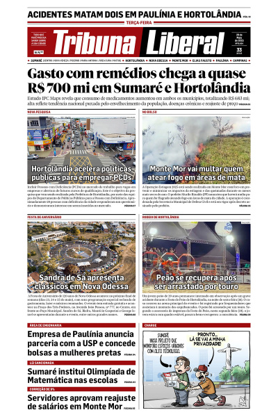 Tribuna Liberal - Edição de 20 de Maio de 2025.