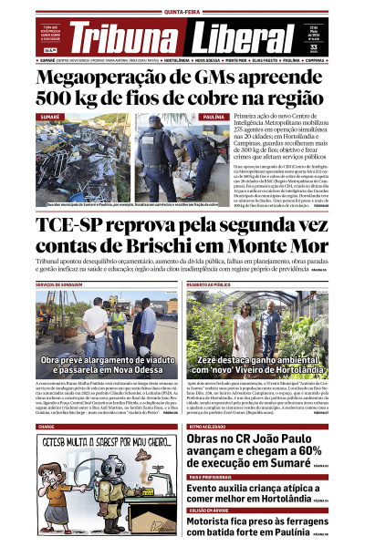 Tribuna Liberal - Edição de 22 de Maio de 2025.