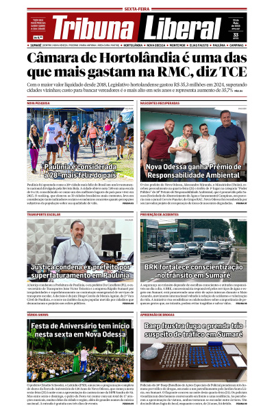 Tribuna Liberal - Edição de 23 de Maio de 2025.