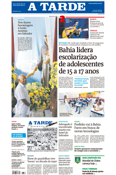 A TARDE - Edição de 14 de Junho de 2025