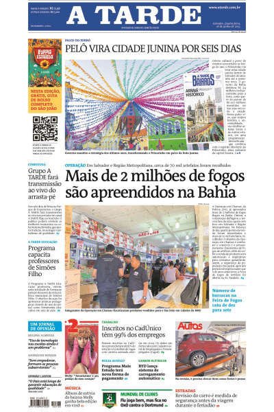 A TARDE - Edição de 18 de Junho de 2025