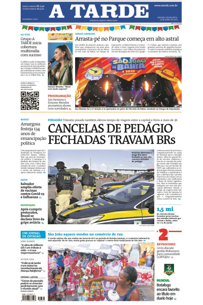 A TARDE - Edição de 19 de Junho de 2025