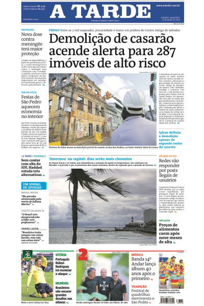 A TARDE - Edição de 27 de Junho de 2025