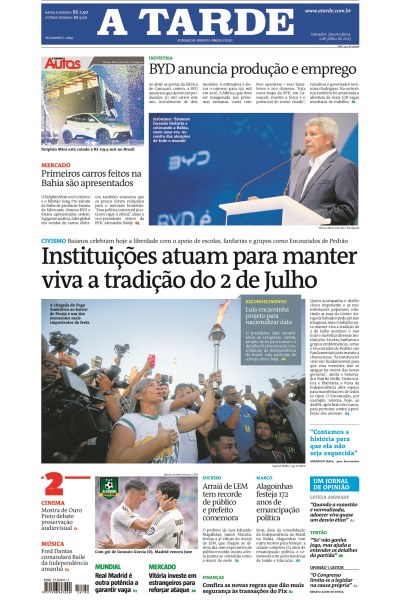 A TARDE - Edição de 02 de Julho de 2025