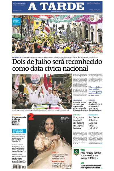 A TARDE - Edição de 03 de Julho de 2025