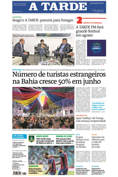 A TARDE - Edição de 10 de Julho de 2025