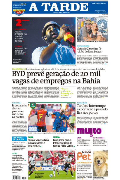 A TARDE - Edição de 13 de Julho de 2025