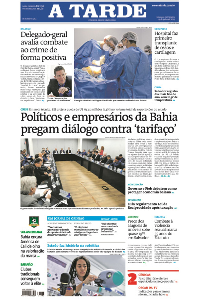 A TARDE - Edição de 15 de Julho de 2025