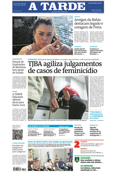 A TARDE - Edição de 22 de Julho de 2025