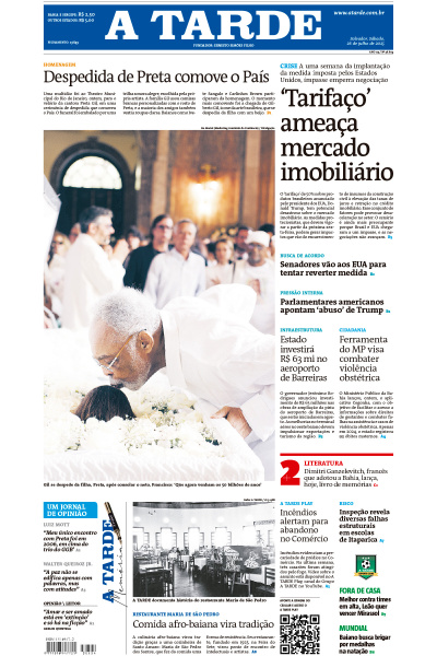 A TARDE - Edição de 26 de Julho de 2025