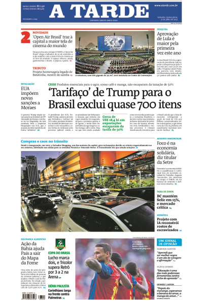 A TARDE - Edição de 31 de Julho de 2025