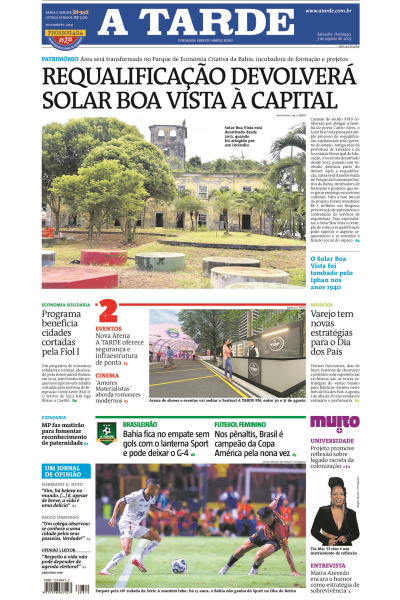 A TARDE - Edição de 03 de Agosto de 2025