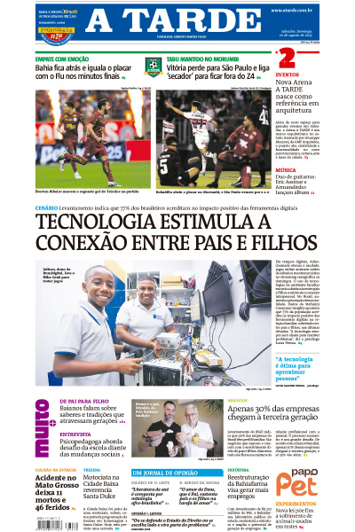 A TARDE - Edição de 10 de Agosto de 2025