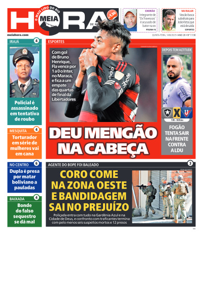 MEIA HORA - Edição de 14 de Agosto de 2025