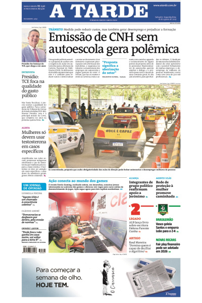 A TARDE - Edição de 18 de Agosto de 2025