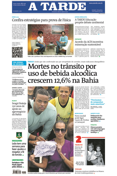 A TARDE - Edição de 19 de Agosto de 2025