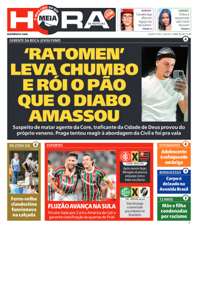 MEIA HORA - Edição de 20 de Agosto de 2025