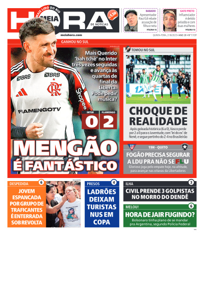 MEIA HORA - Edição de 21 de Agosto de 2025