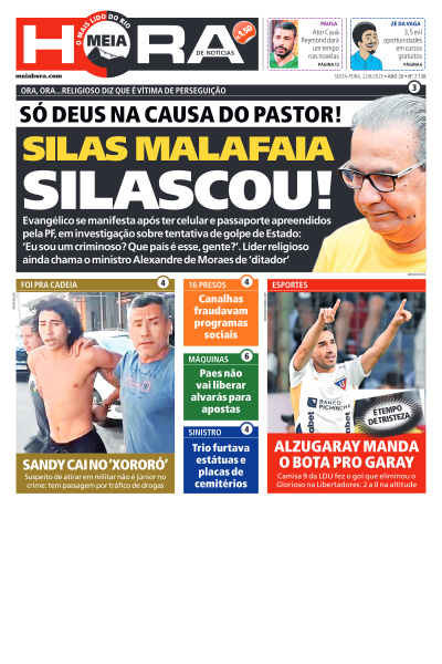 MEIA HORA - Edição de 22 de Agosto de 2025