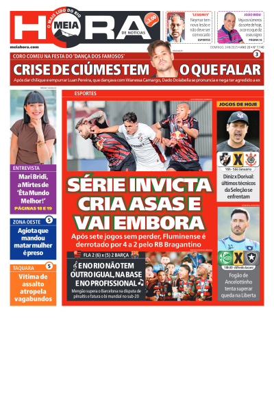 MEIA HORA - Edição de 24 de Agosto de 2025