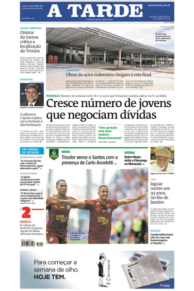 A TARDE - Edição de 25 de Agosto de 2025