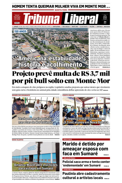 Tribuna Liberal - Edição de 27 de Agosto de 2025