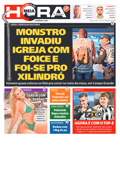 MEIA HORA - Edição de 27 de Agosto de 2025