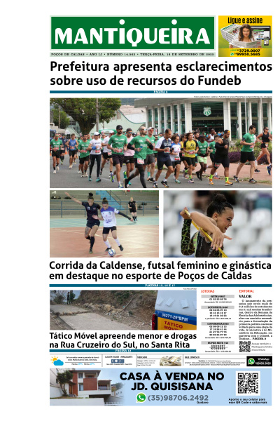 Mantiqueira - Edição de 17 de Setembro de 2025