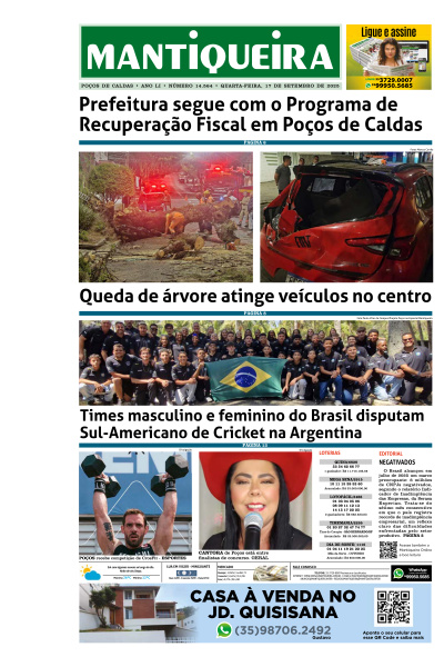 Mantiqueira - Edição de 18 de Setembro de 2025