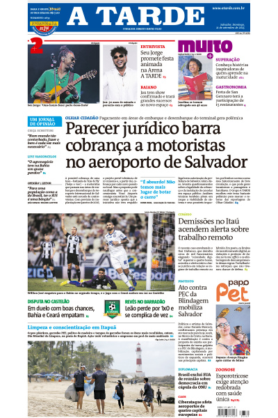 A TARDE - Edição de 21 de Setembro de 2025