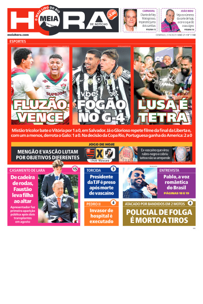 MEIA HORA - Edição de 22 de Setembro de 2025