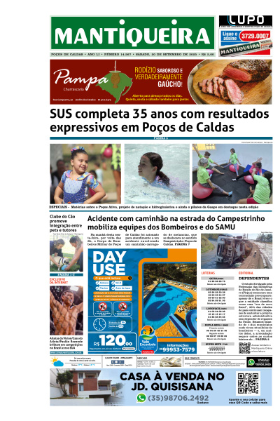 Mantiqueira - Edição de 22 de Setembro de 2025