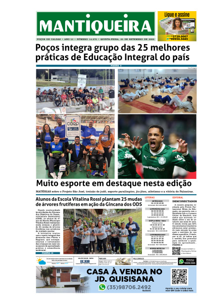 Mantiqueira - Edição de 25 de Setembro de 2025