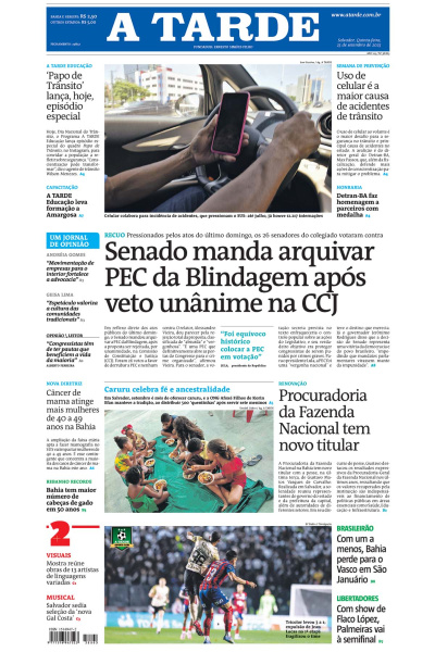 A TARDE - Edição de 25 de Setembro de 2025