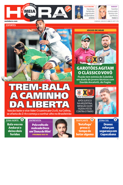 MEIA HORA - Edição de 28 de Setembro de 2025