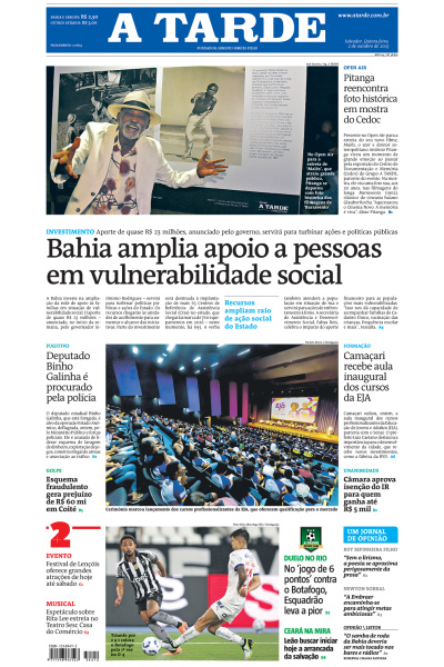 A TARDE - Edição de 02 de Outubro de 2025