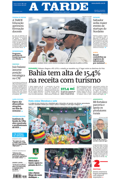 A TARDE - Edição de 03 de Outubro de 2025