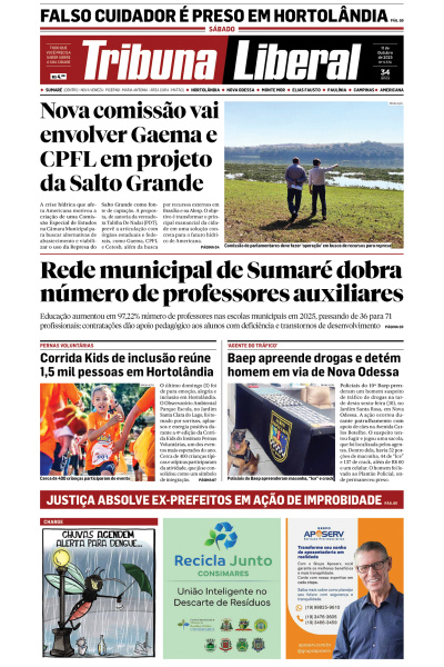 Tribuna Liberal - Edição de 11 de Outubro de 2025