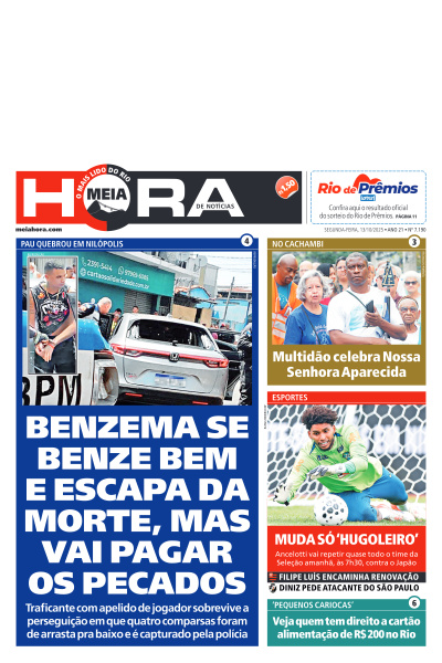MEIA HORA - Edição de 13 de Outubro de 2025
