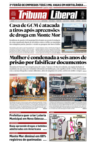 Tribuna Liberal - Edição de 16 de Outubro de 2025