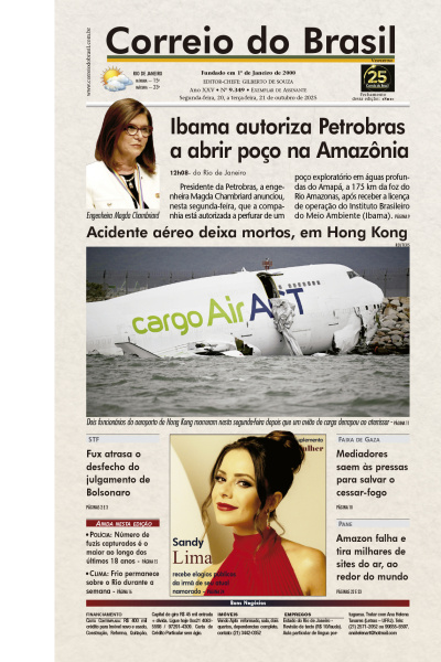 Correio do Brasil - Edição de 21 de Outubro de 2025