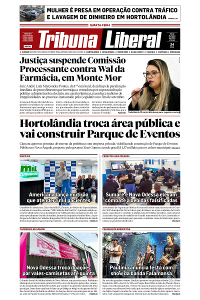 Tribuna Liberal - Edição de 22 de Outubro de 2025