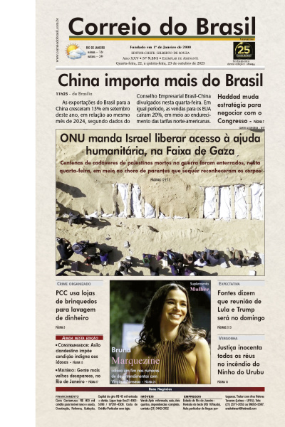 Correio do Brasil - Edição de 23 de Outubro de 2025